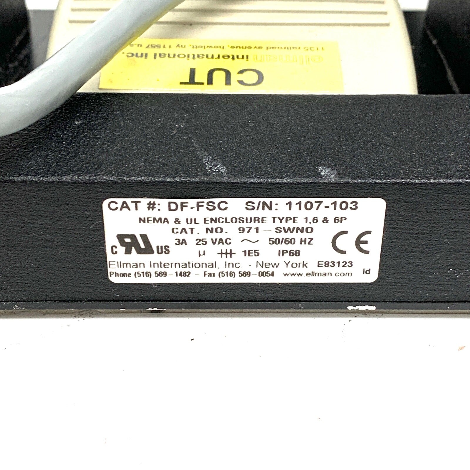 Ellman REF DF-FSC, CUT-COAG Footswitch w/ Connecting Cable