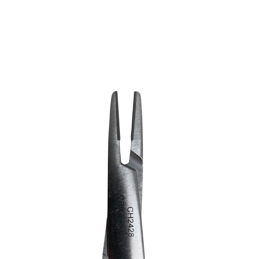 V. Mueller CH2428 Vital Crile-Wood Needle Holder, Straight, 11-3/4"