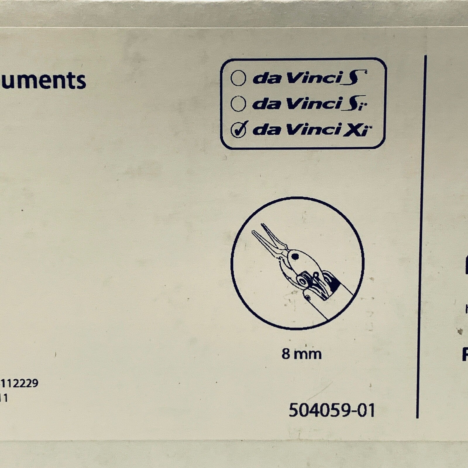 Intuitive Surgical Da Vinci Xi REF 470033, Black Diamond Micro Forceps