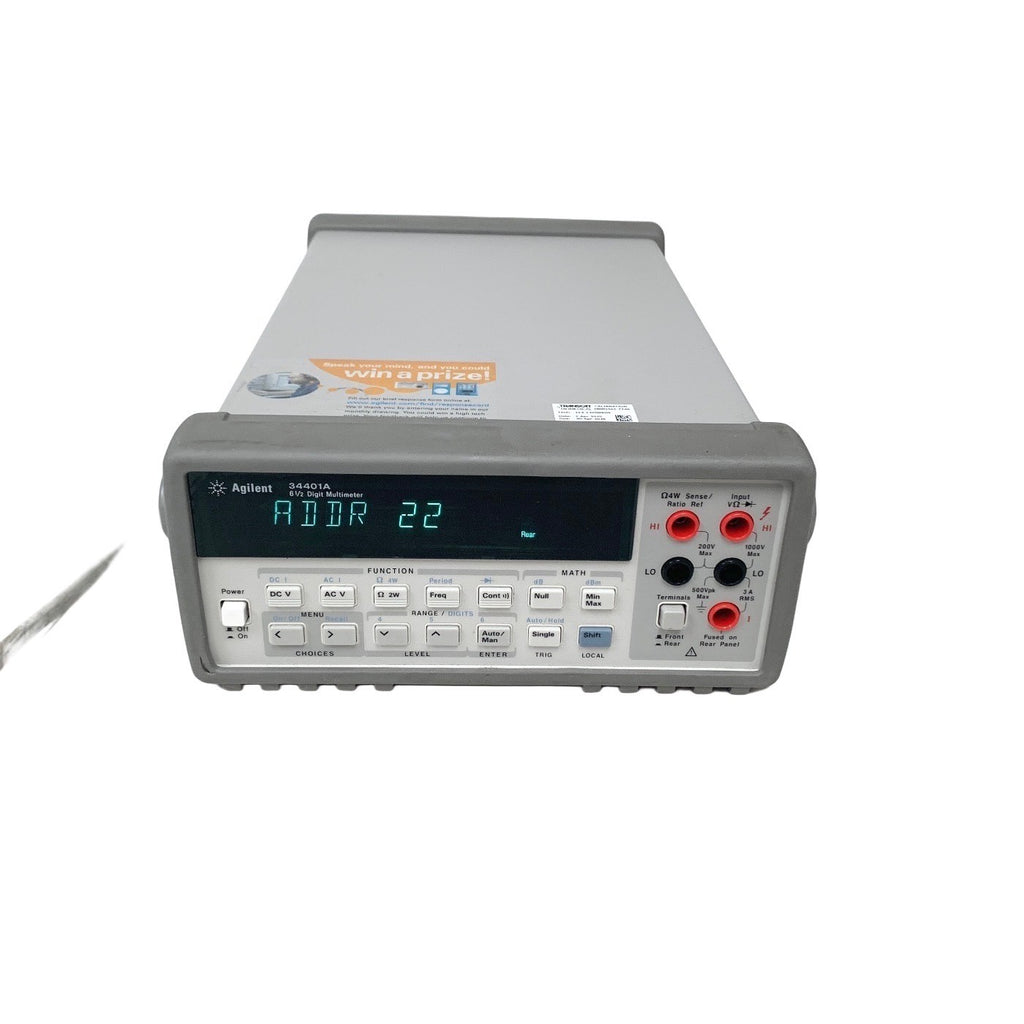 AGILENT REF 34401A, 61/2 Digital Multimeter, 6.5 digit