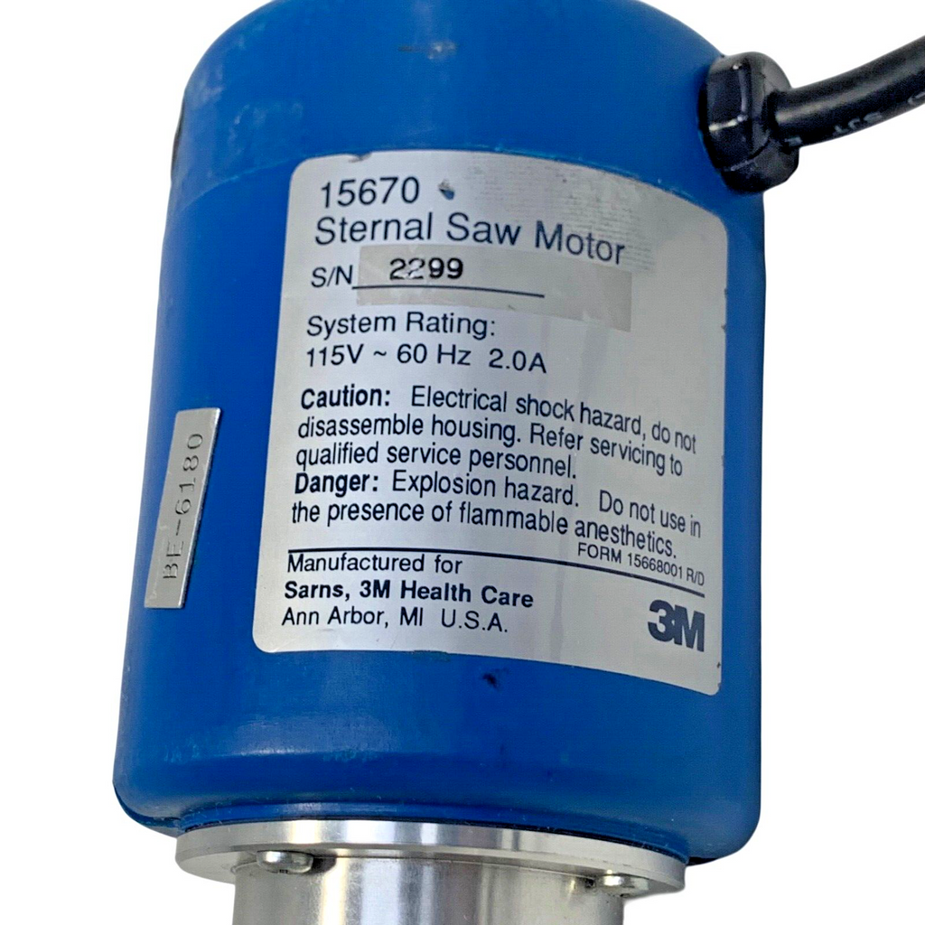 3M Sarns REF 15670, Sternal Saw Motor