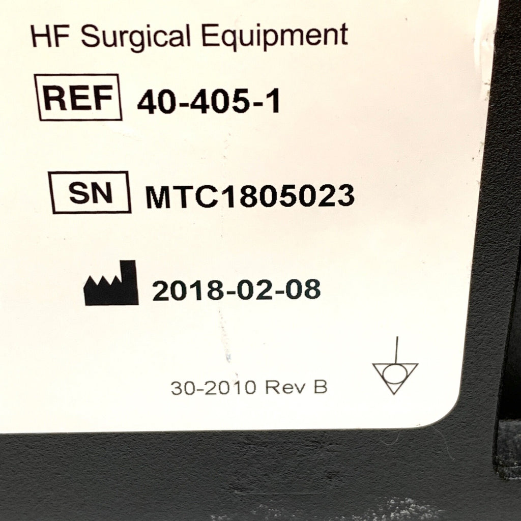Medtronic AEX REF 40-405-1 HF Surgical Equipment, MFD 2018, Software Version 3.0