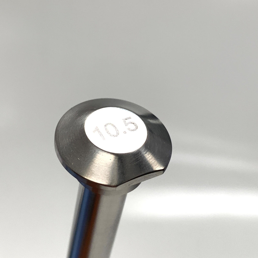 V. Mueller REF F356.14640, 10.5mm Trocar, Sharp 110mm Long