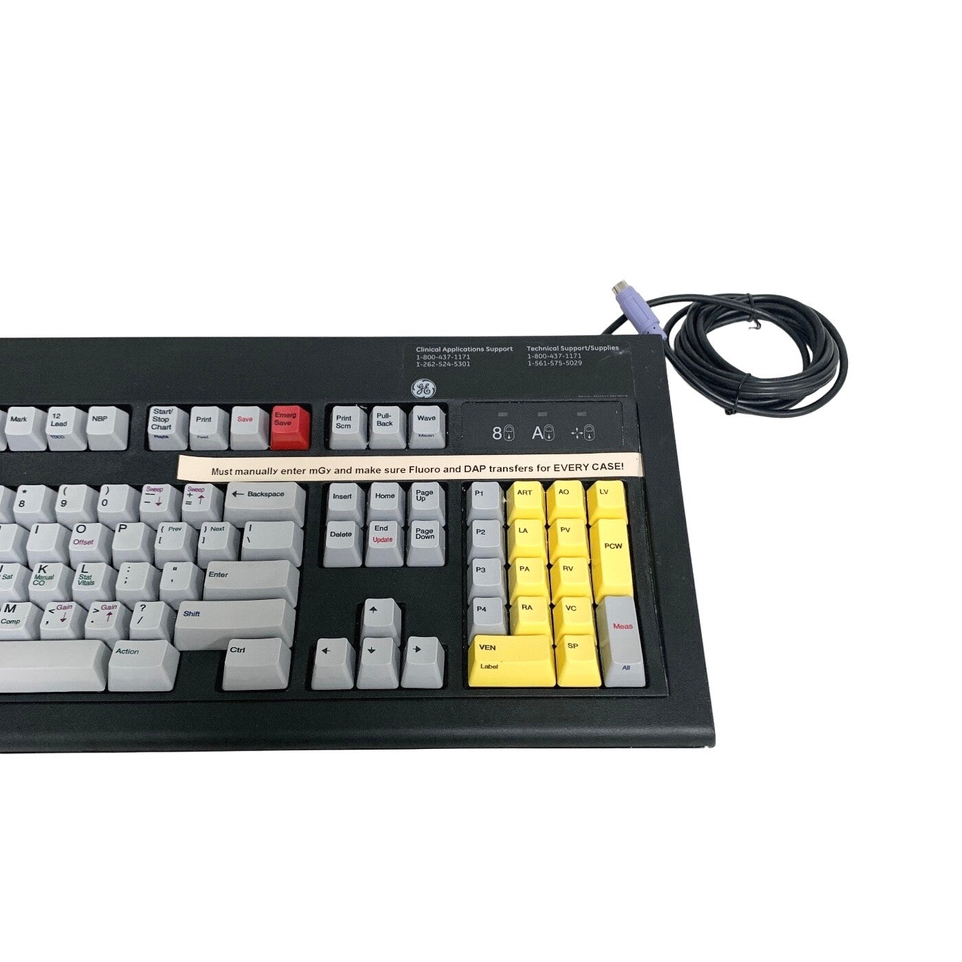 GE REF 2054858-001, UNICOMP MEDICAL KEYBOARD