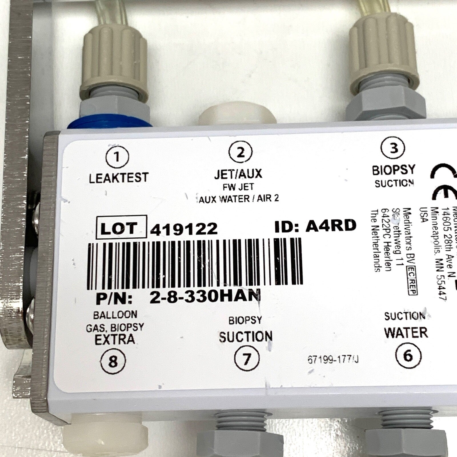 Medivators REF 2-8-330HAN, Hook-up Connector Assembly