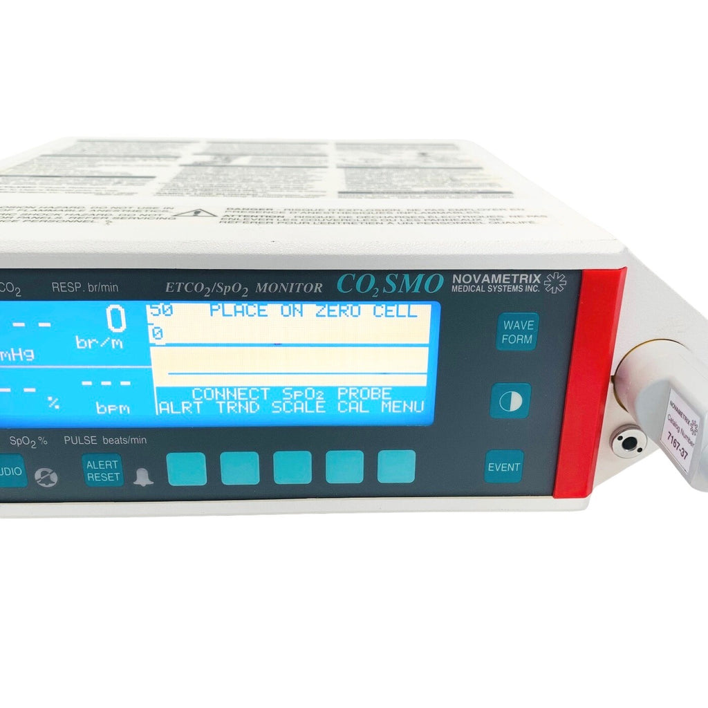 Novametrix REF CO2SMO ETCO2/SPO2 Monitor w/ Novametrix 7167-37