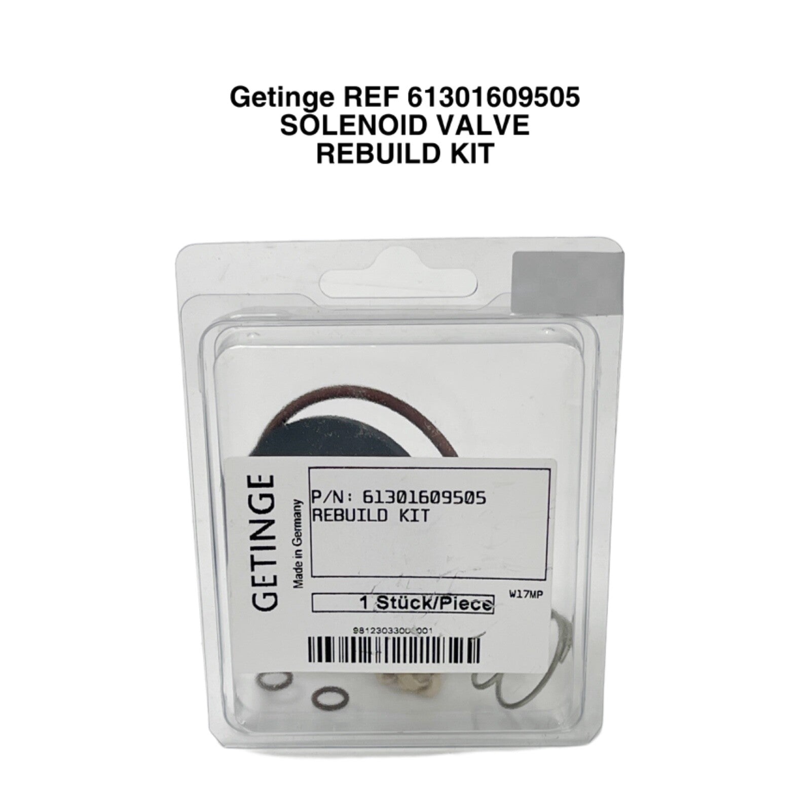 Getinge REF 61301609505 SOLENOID VALVE REBUILD KIT