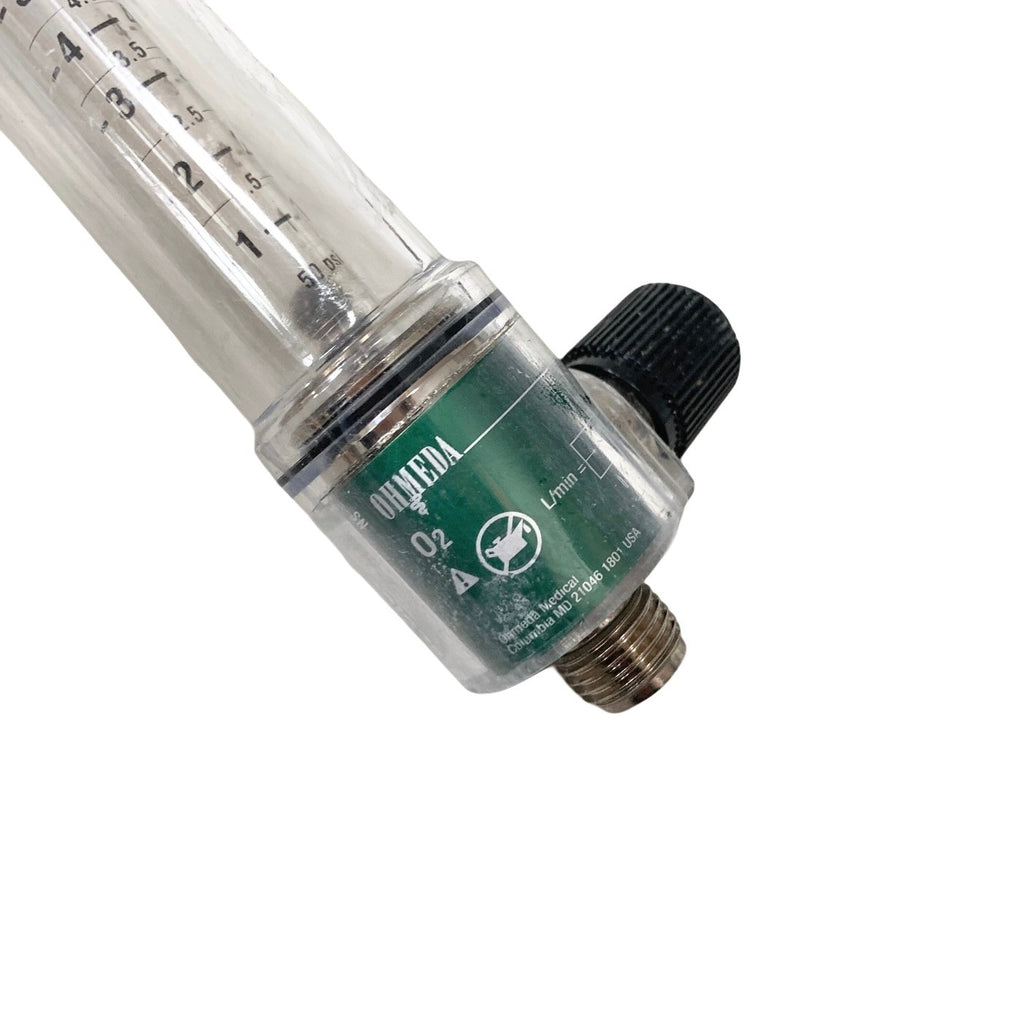 Ohmeda Oxygen Flowmeter 0-15 LPM Medical Gas Flow Meter DISS Connector
