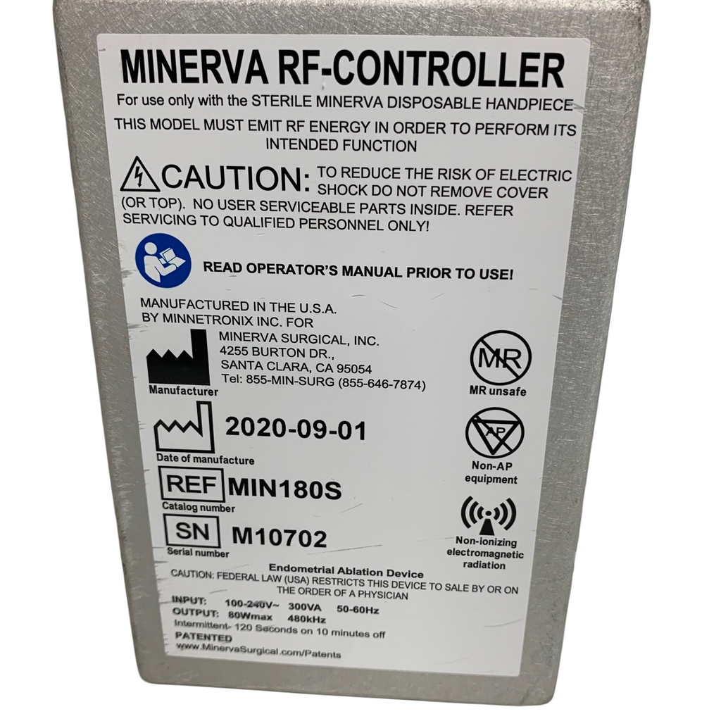 Minerva Surgical RF MIN180S Generator with Foothswitch