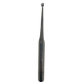 Zimmer 3670 BRUNS Oval Curette, #4 STRAIGHT, Solid Hex Handle