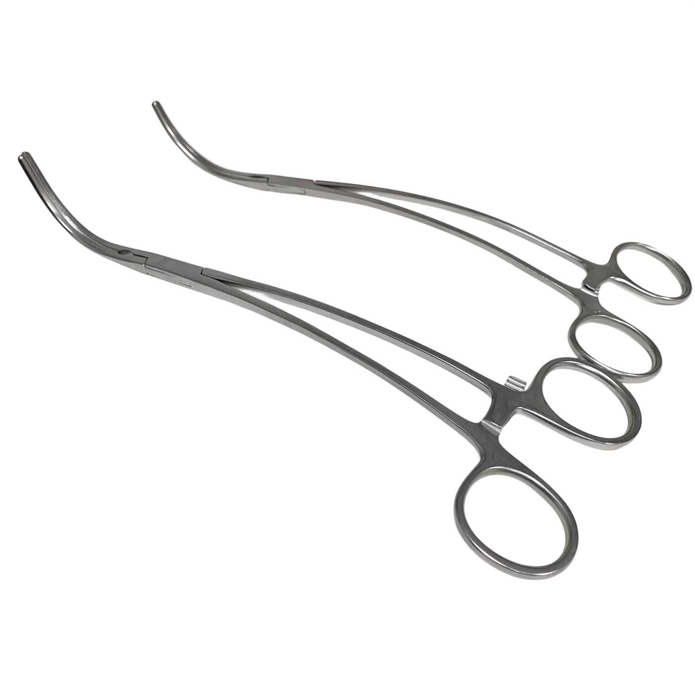 Pilling LOT OF 2 35-3631 & 35-3630 DeBakey Medium Surgical Clamp 10.5"