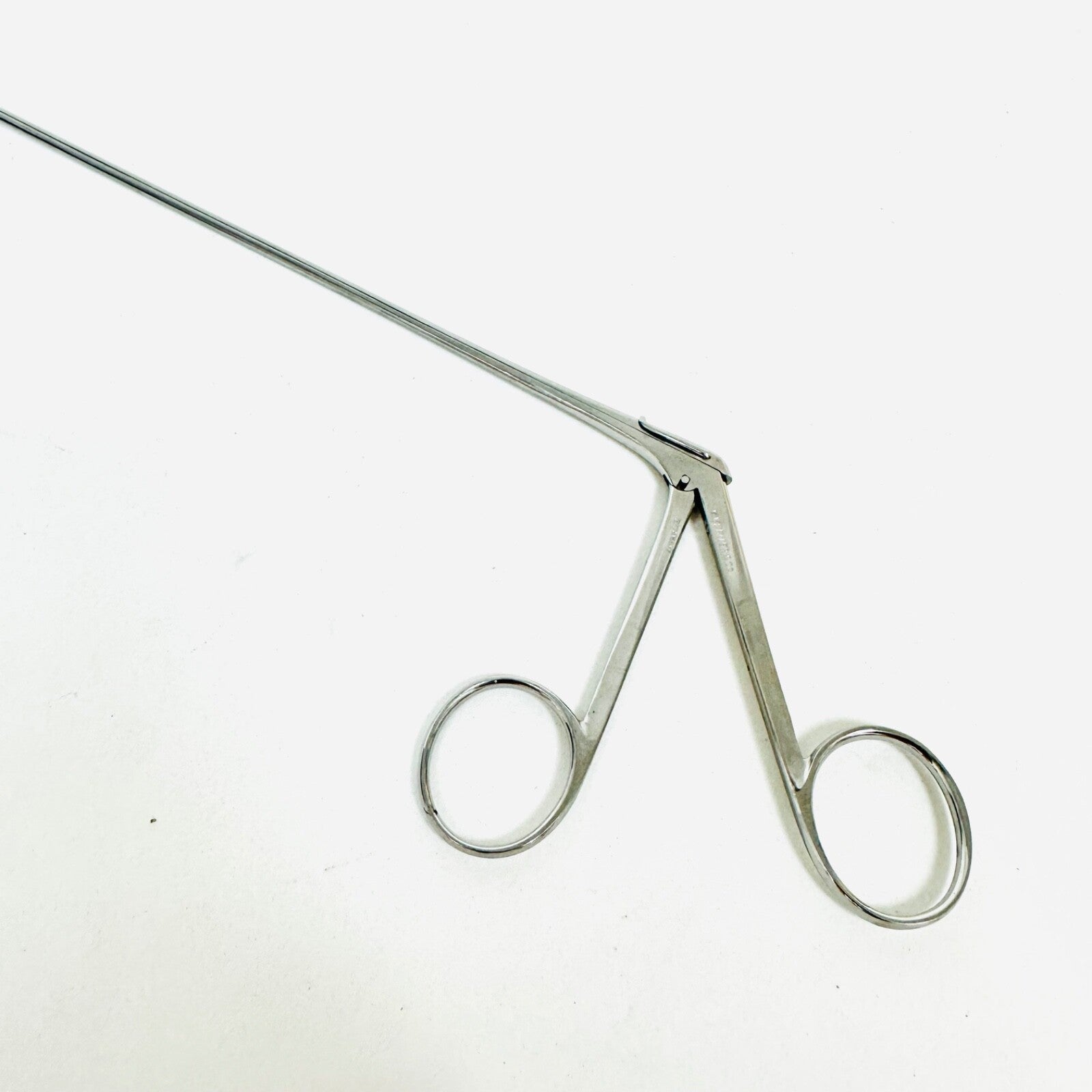 V. Mueller Microlaryngeal Grasping Angled UP CUP Forceps 11 Inch Instrument