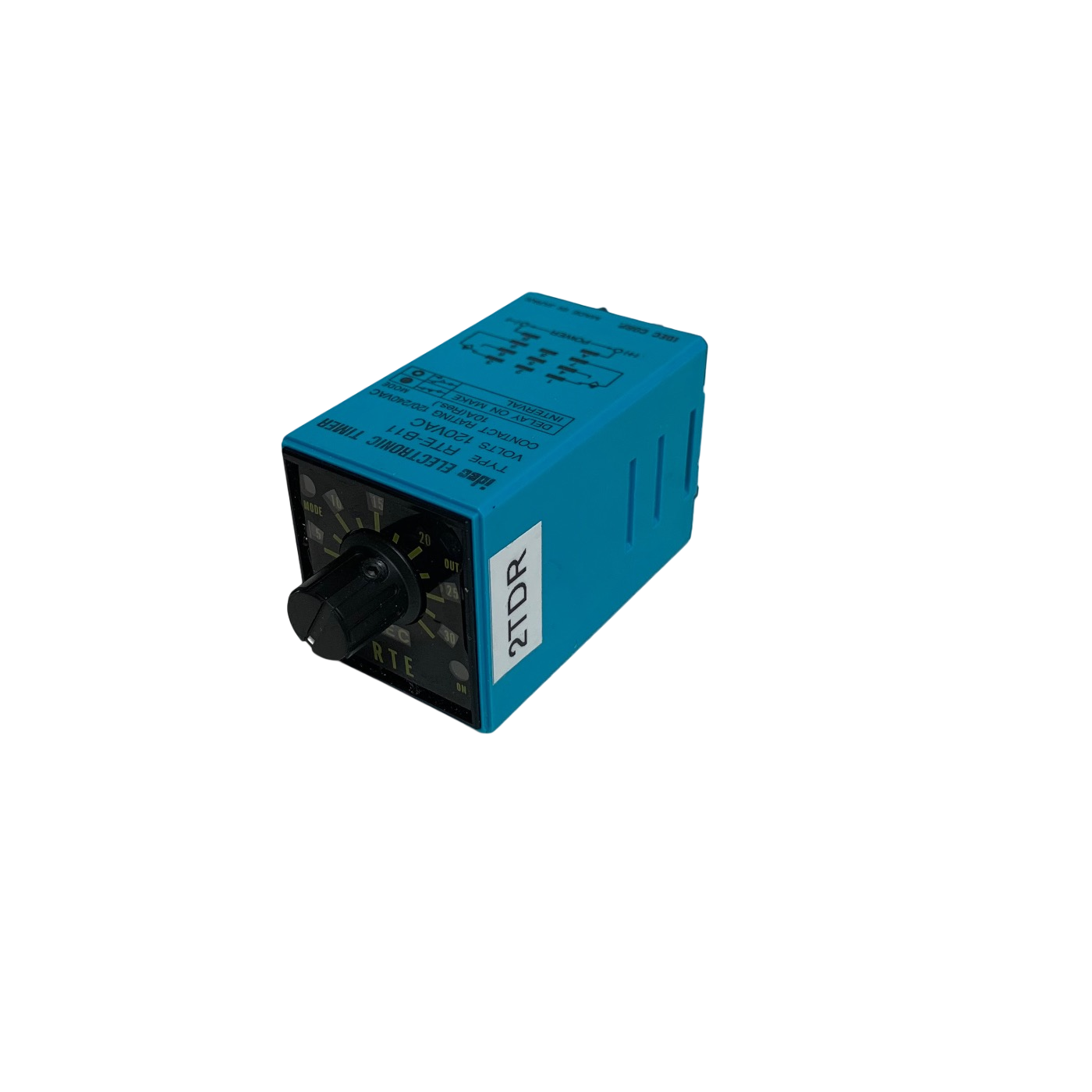 Idec RTE-B11 Analog Timer Relay, 120VAC Contact Rating 120/240VAC 10A 0-60 Sec