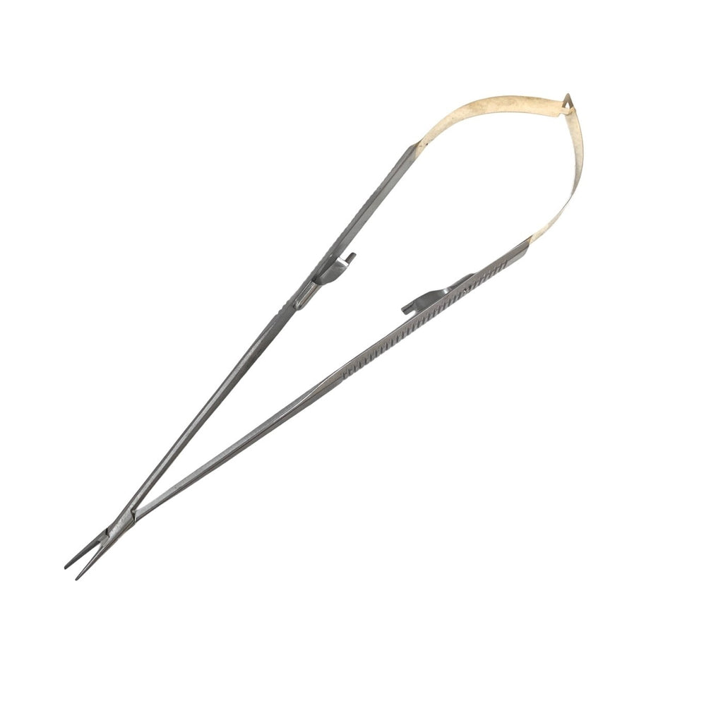 V. Mueller 61-2558 Castroviejo Needle Holder Tungsten Carbide TC Germany 5.5"