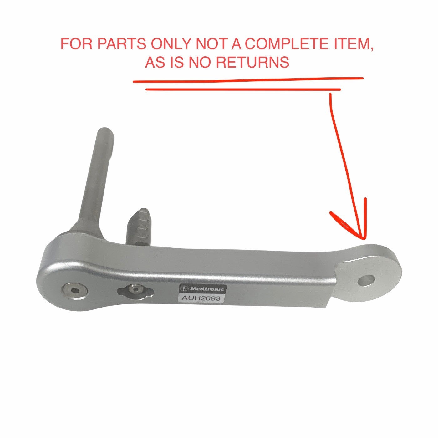 Medtronic AUH2093 Orbit Holder Surgical Instrument Part AS IS FOR PARTS ONLY