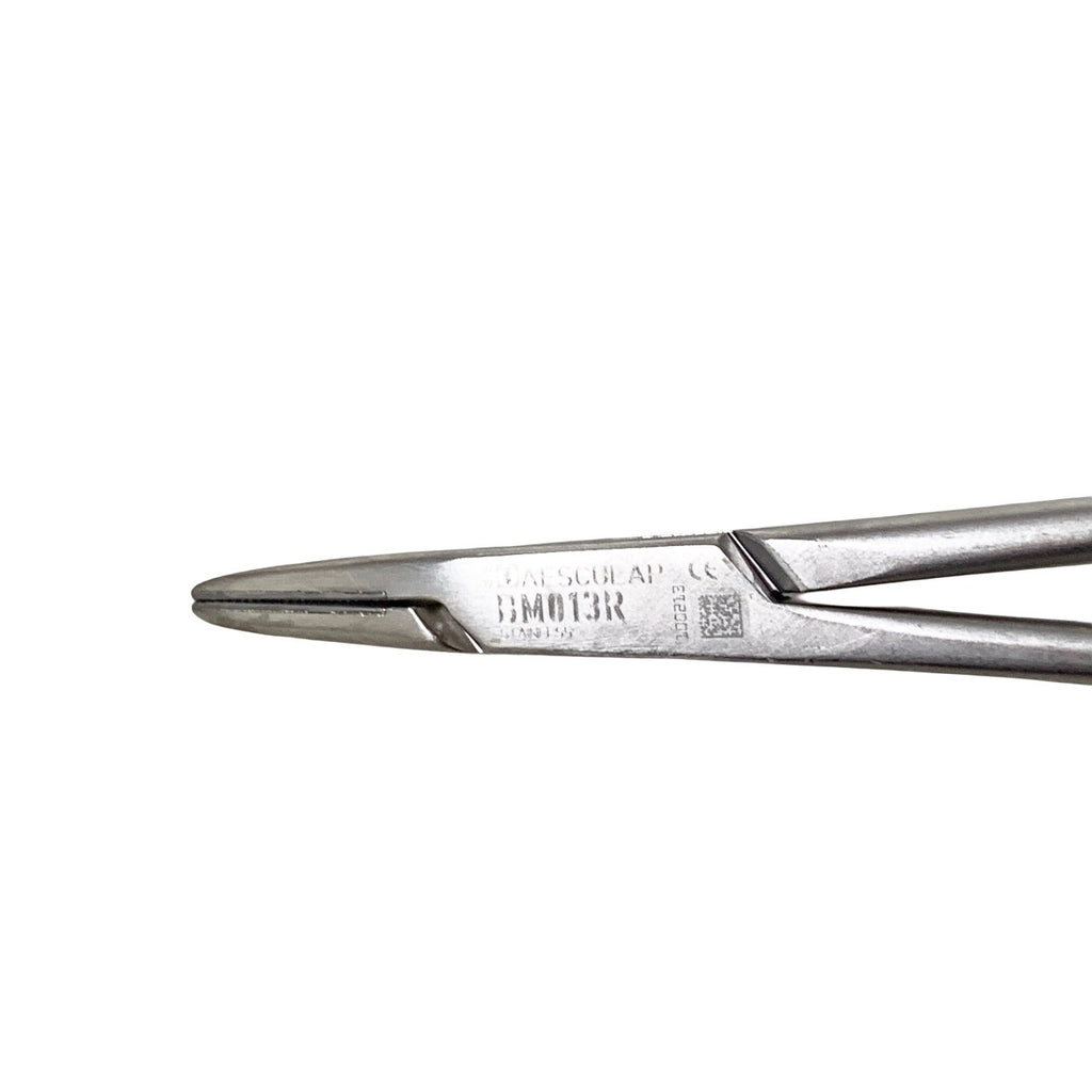Aesculap Ref BM013R, Mayo Hegar Needle Holder 6" Tungsten Carbide TC Gold Handle