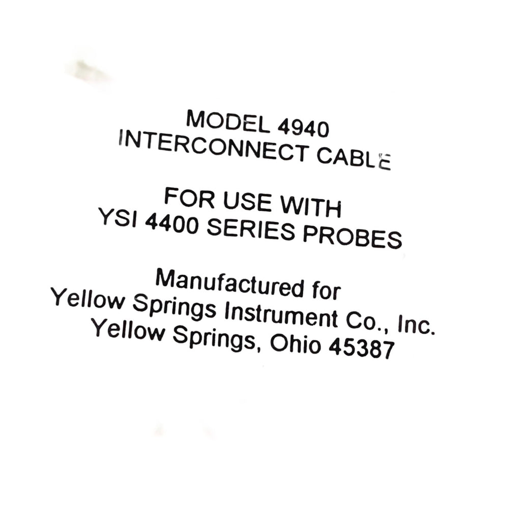 YSI REF 4940, Interconnect Cable for 4400 Series