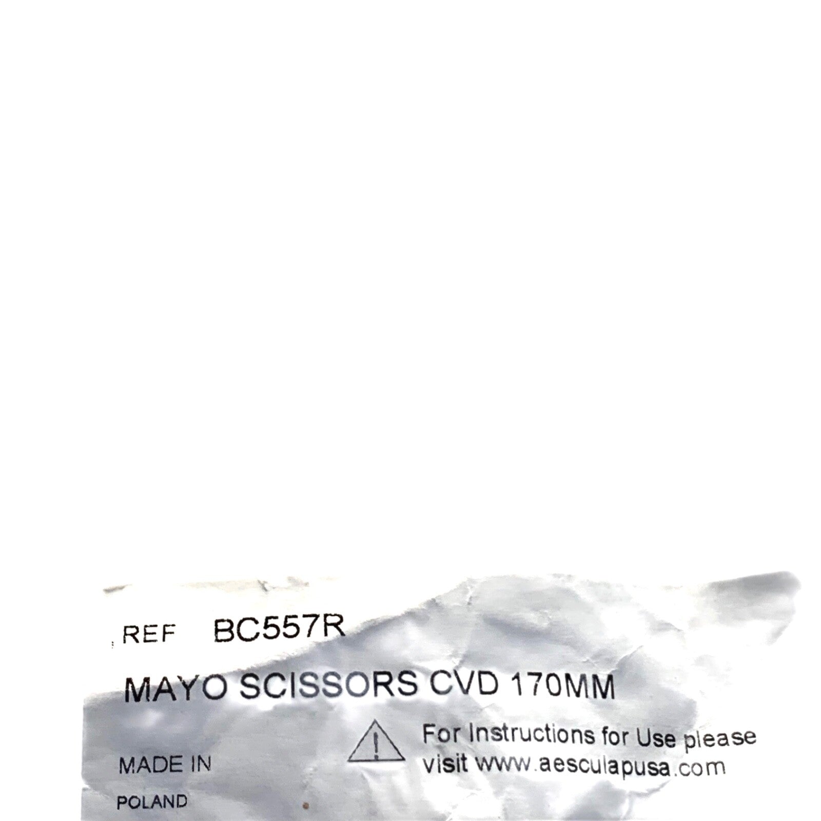 AESCULAP REF BC557R, Mayo Scissors Curved