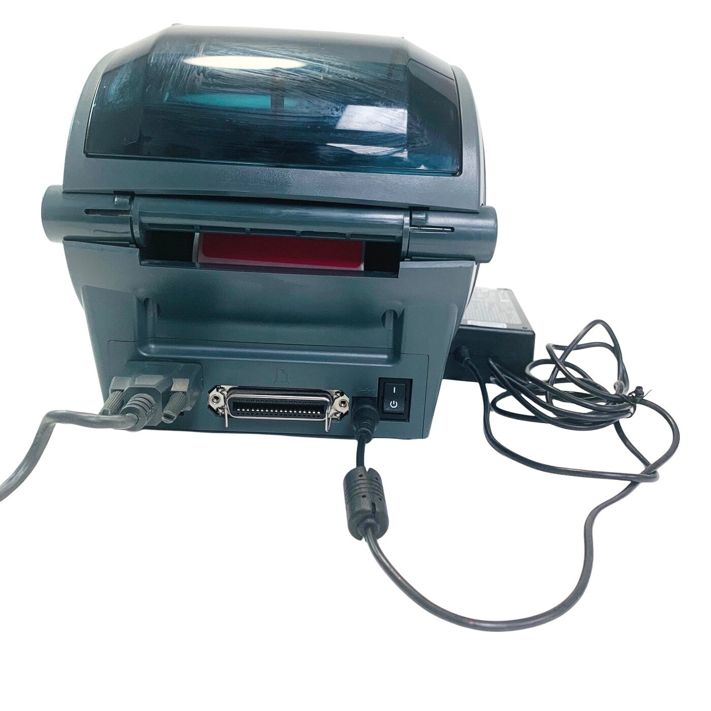 Zebra ref GK420t, THERMAL PRINTER W/ KDUPLUS 120182G-001 KEYBOARD & POWER SUPPLY