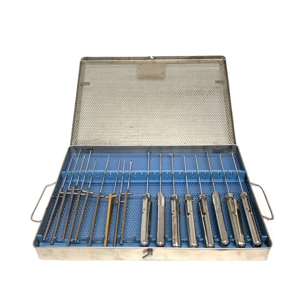 Acufex Mensical Punch & Rotary Punch Forceps Set of 17 w/ Tray