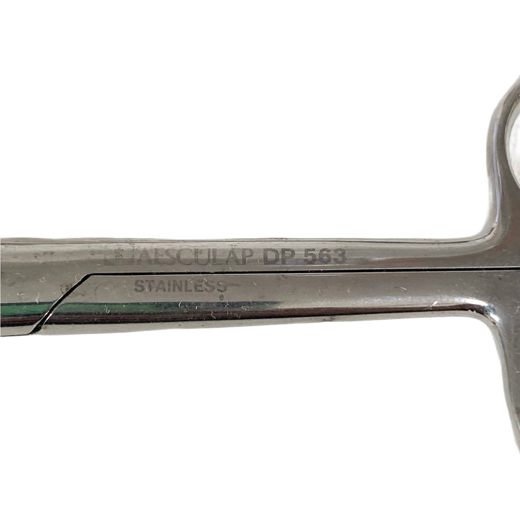 Aesculap DP563R Beebe Crown Scissors Curved Heavy Wire Plate Shears 110mm 4-1/4"