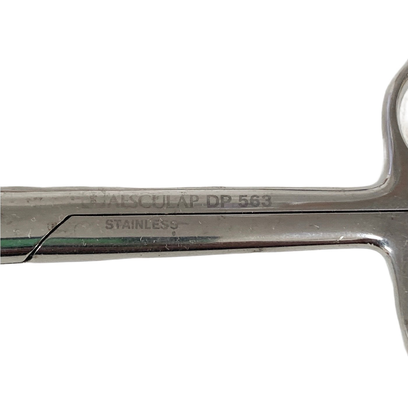 Aesculap DP563R Beebe Crown Scissors Curved Heavy Wire Plate Shears 110mm 4-1/4"