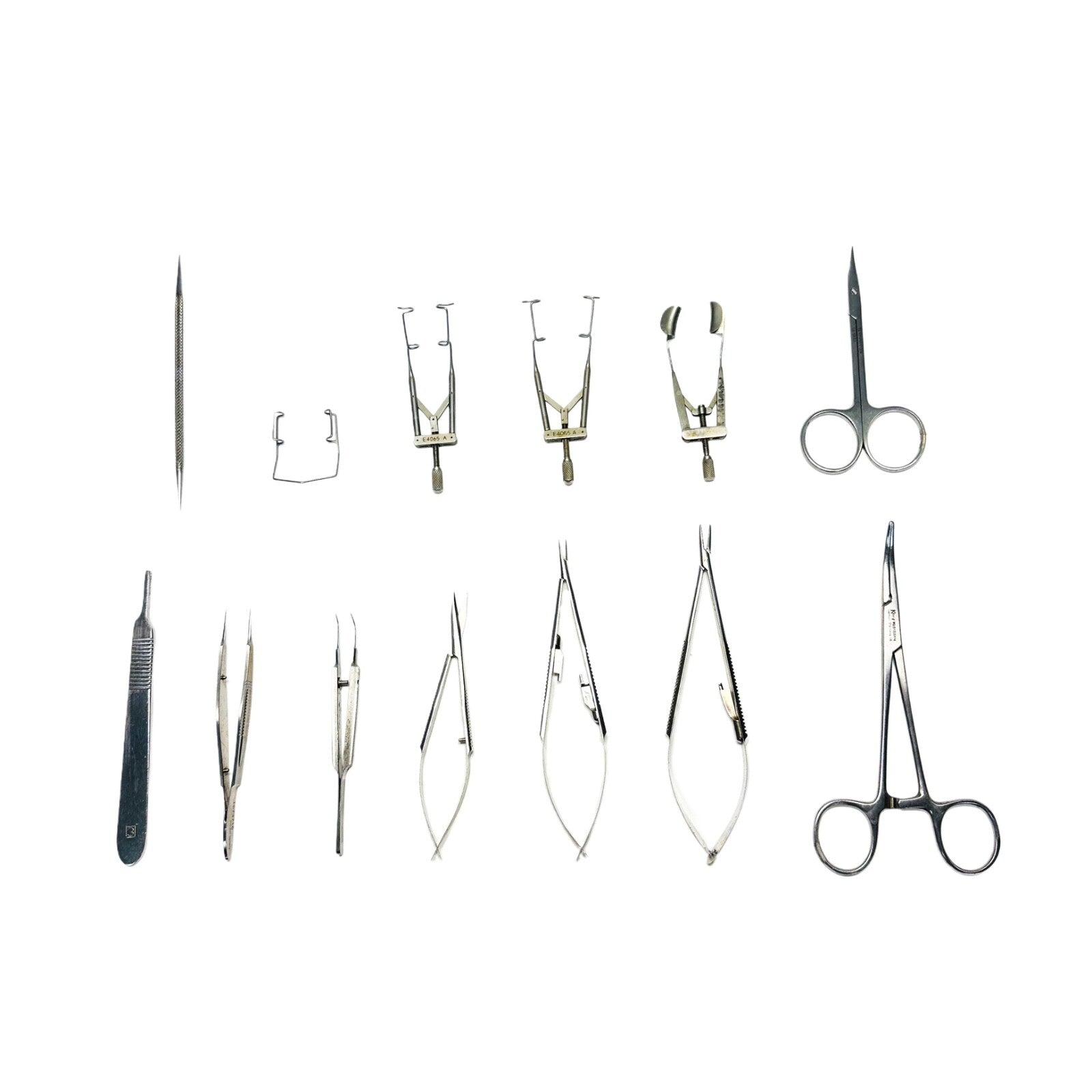 Storz / Katena / Symmetry & Others 14 Opthalmic Instruments  Set W/ Steel Caddy