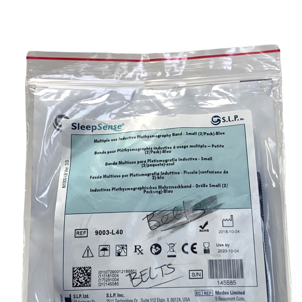 SleepSense REF 9003-L40, MULTIPLE INDUCTIVE PLETHYSMOGRAPGHY BAND, SMALL