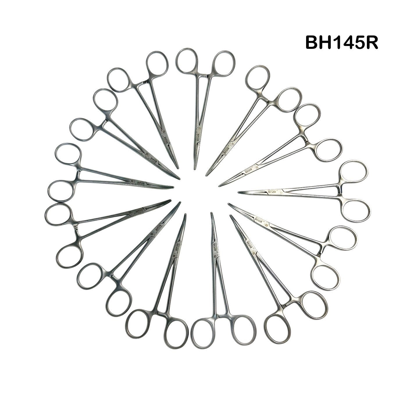 Aesculap BH145R Crile Hemostatic Forceps Curved 140 mm (5½″) (LOT OF 13)
