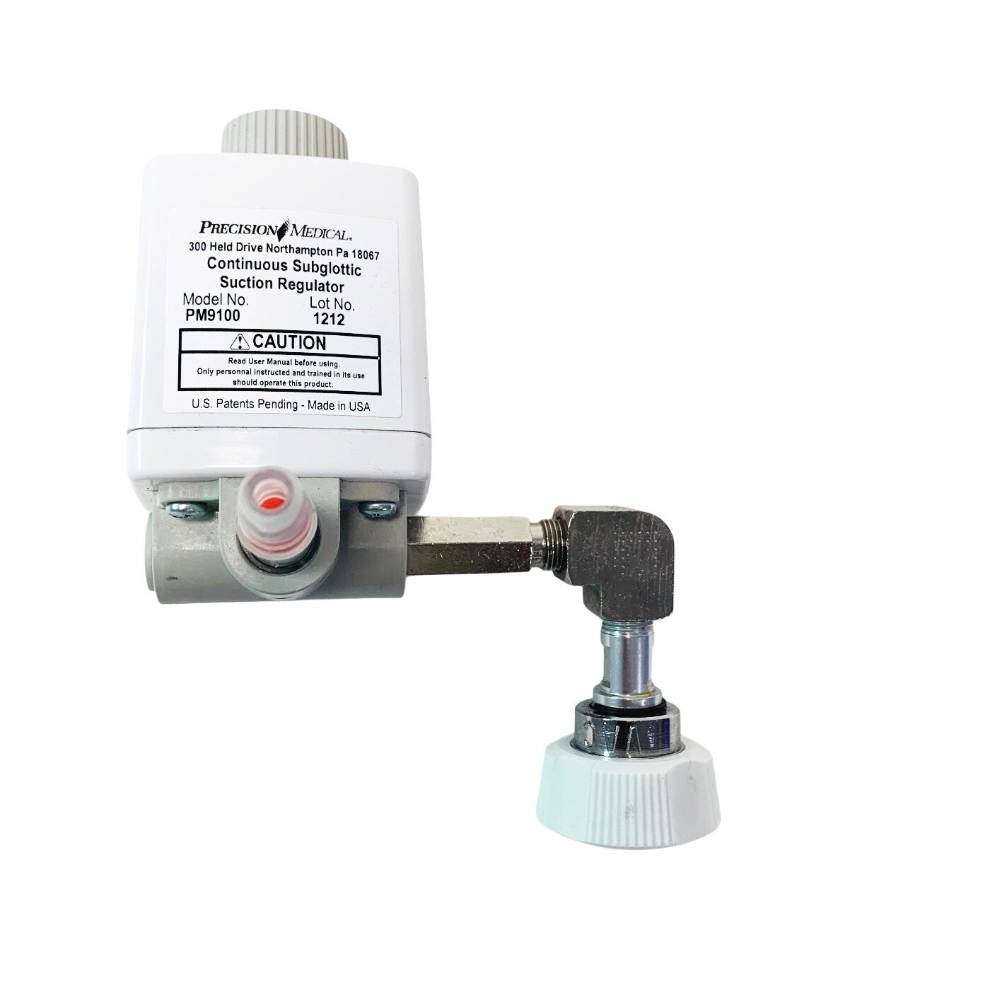 Precision Medical REF PM9100, CONTINUOUS SUBLOTTIC SUCTION REGULATOR, CONNNECTOR