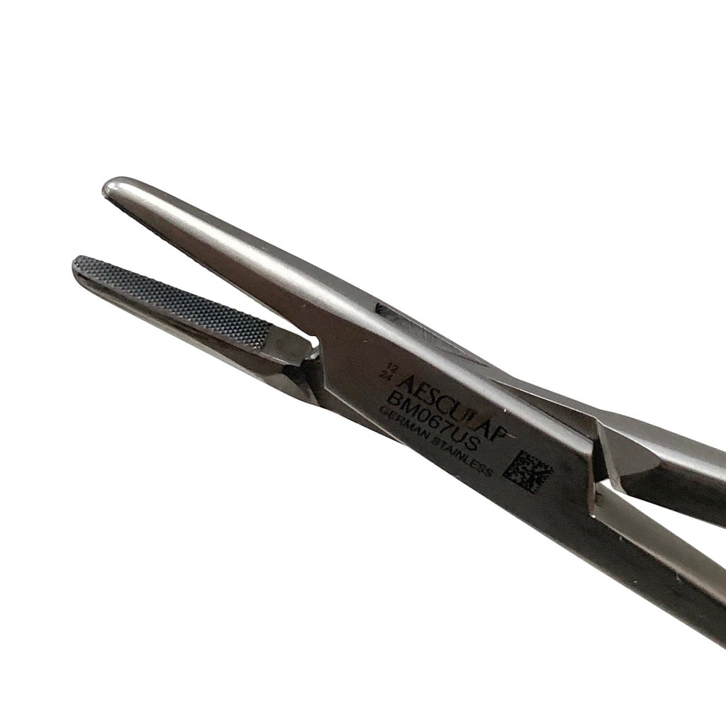 Aesculap BM067US Hegar Needle Holder 7" Tungsten Carbide Gold Handle German Stee