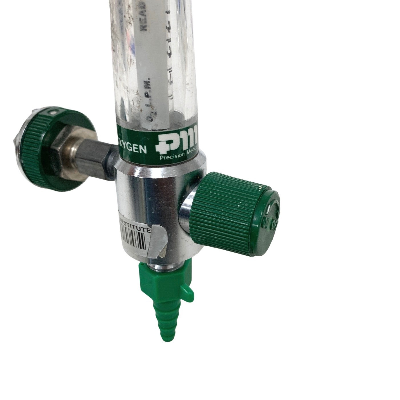 Precision Medical Flow Meter W/ Ohmeda Diss Male Adapter, 0-15 LPM