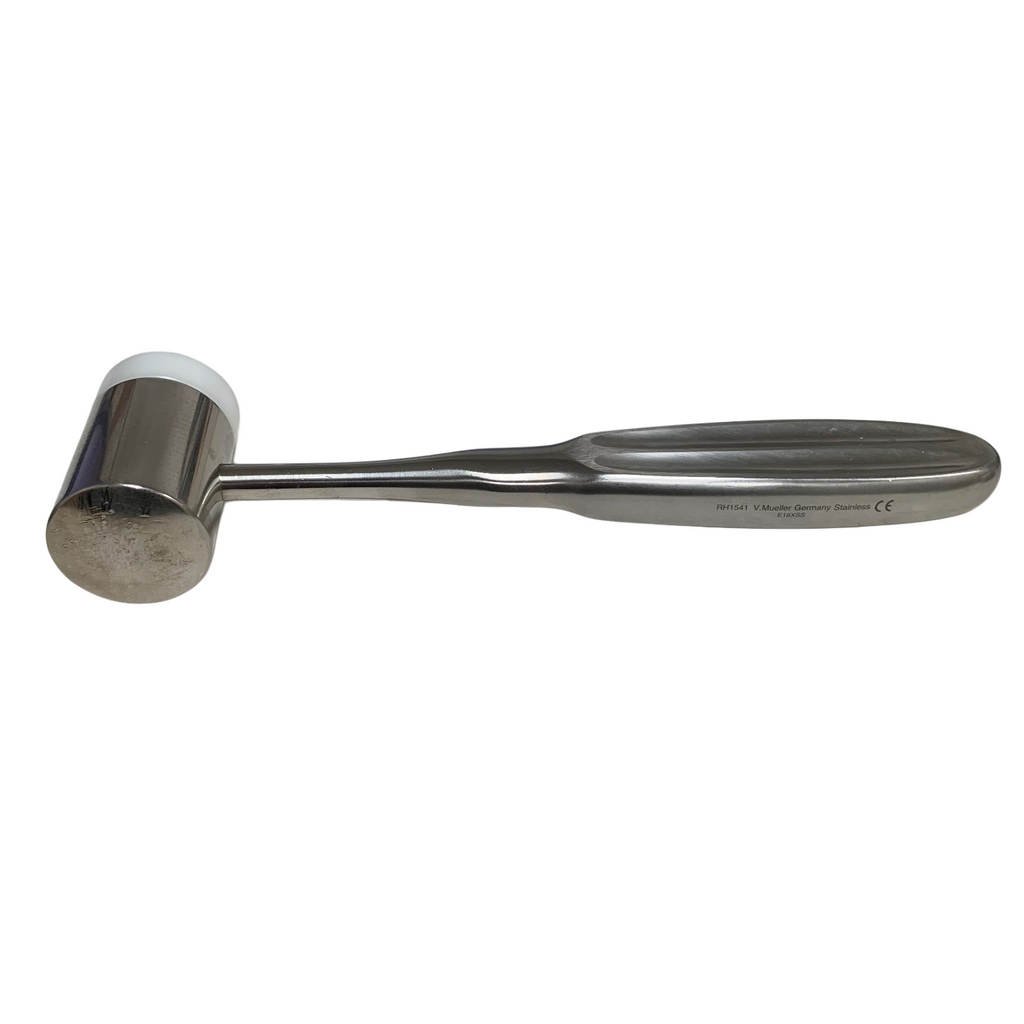 V. Mueller RH1541 Cottle Mallet, 2.9cm Diameter, 8" Length - Nylon Face Included