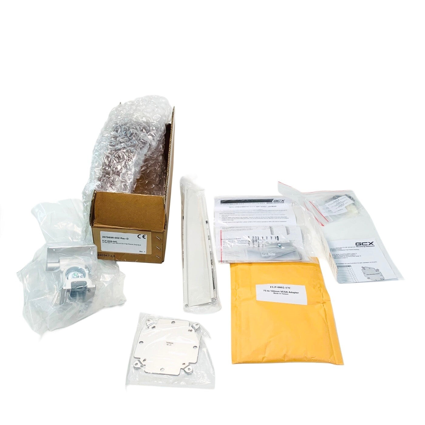 GCX REF FLP-0009-04C, M Series Flush Mount for Flat Panel Displays