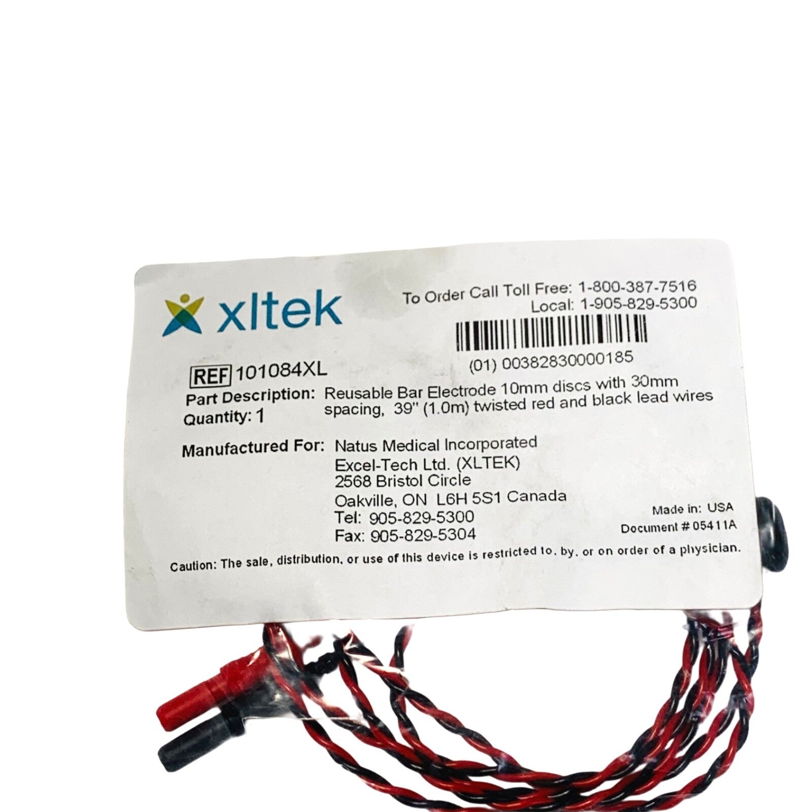 Xltek REF 101084XL, Reusable Bar Electrode