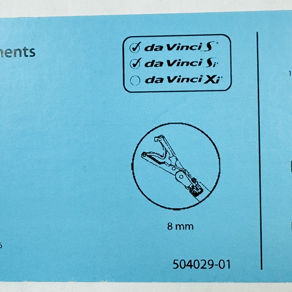 Intuitive Surgical 420327 Da Vinci Medium-Large Clip Applier 8mm (New)