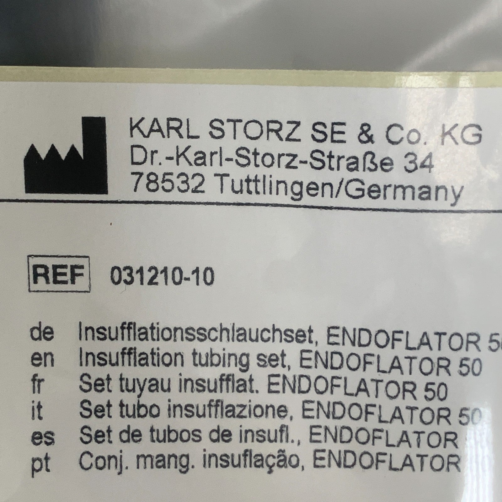 Karl Storz High Flow Insufflation Tubing Set with Gas Filter