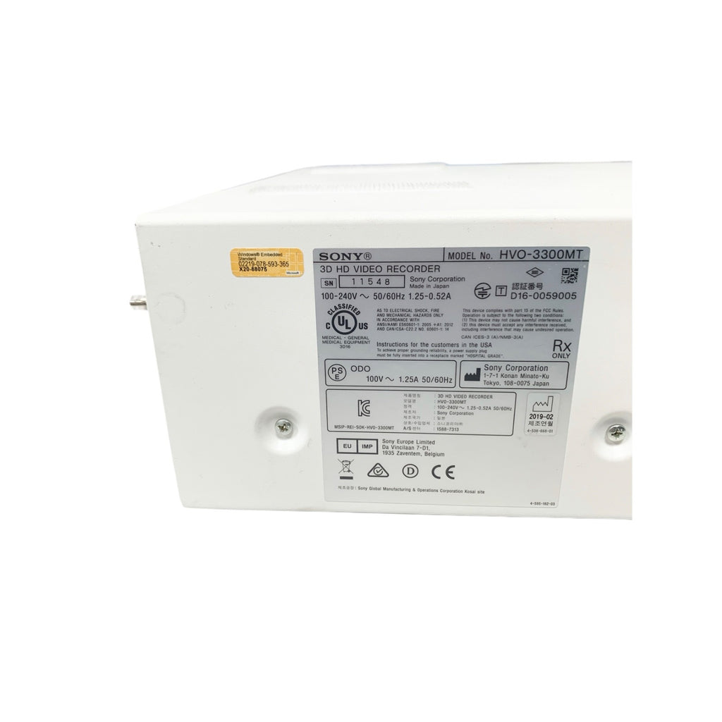 SONY REF HVO-3300MT, 3D HD VIDEO RECORDER