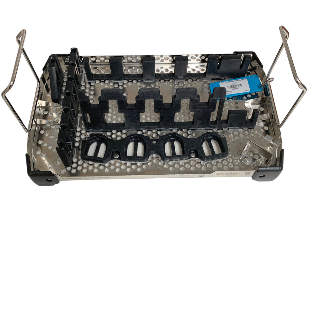 STRYKER SYSTEM 7 STORAGE INSERT TRAY FOR 4 HANDPIECES 7102-450-01