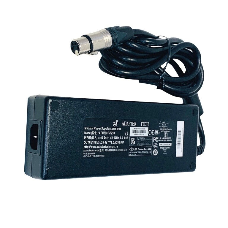 Adapter Tech REF ATM200T-P250, Medical 25V 8A Power Supply