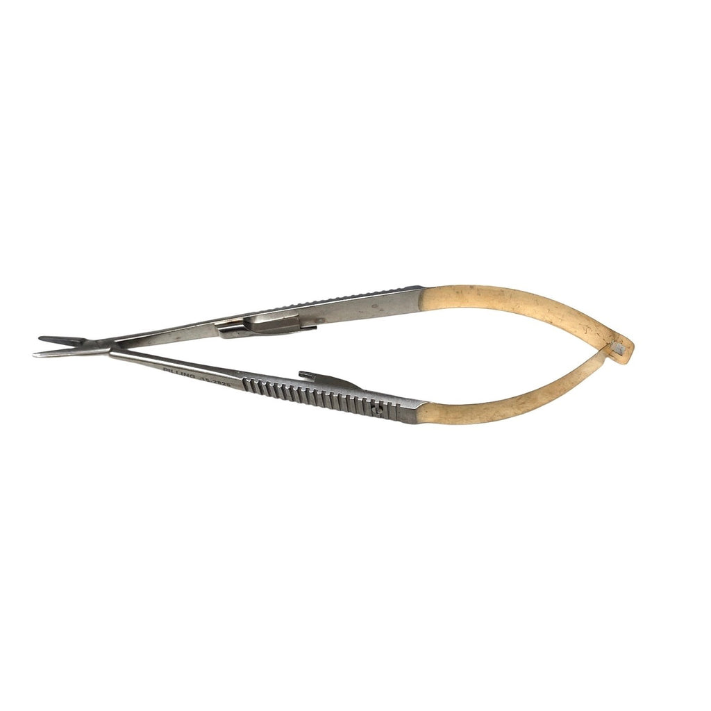 PILLING REF 15-2825, MICRO SURGERY NEEDLE HOLDER, STRAIGHT FLAT HANDLE