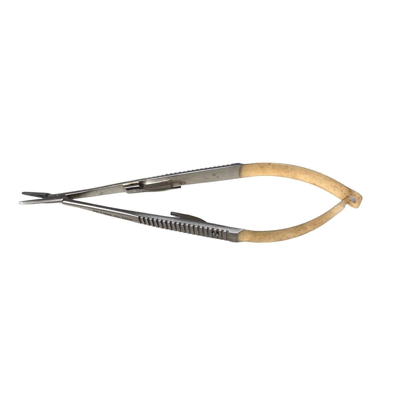 PILLING REF 15-2825, MICRO SURGERY NEEDLE HOLDER, STRAIGHT FLAT HANDLE