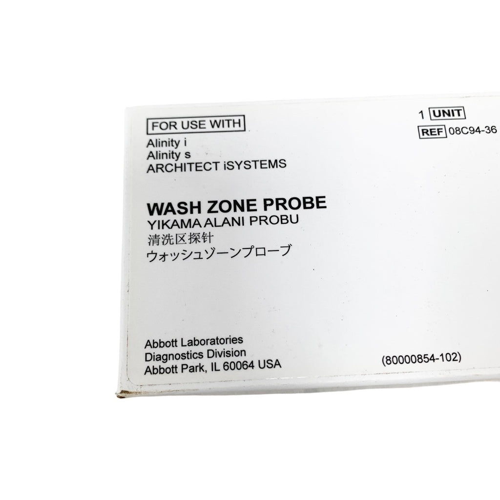 ABBOTT REF 08C94-36, WASH ZONE PROBE, ARCHITECT iSYSTEMS