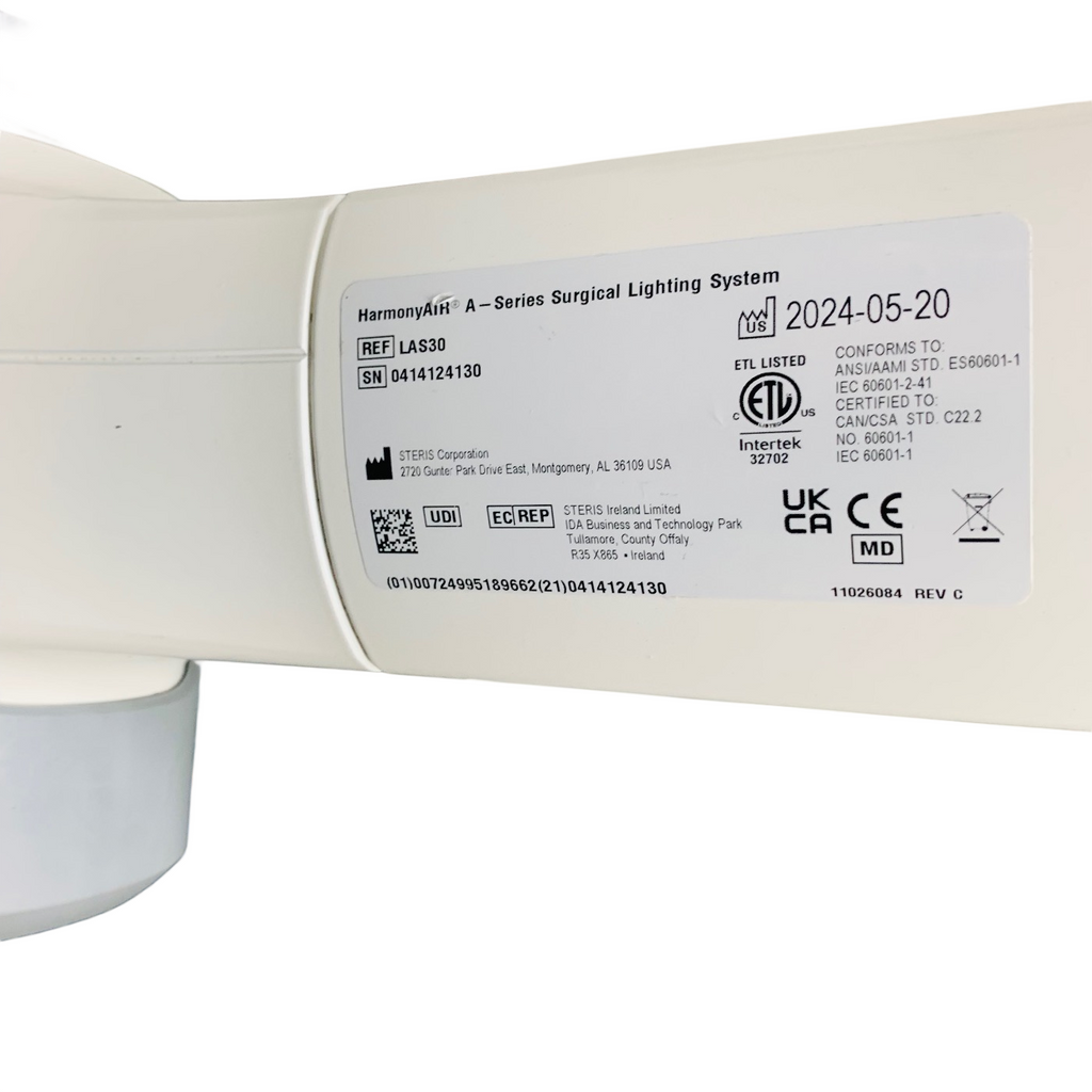 Steris REF LAS000007, LAS30 SPINDLE ASSEMBLY FOR HARMONY AIR SURGICAL LIGHT