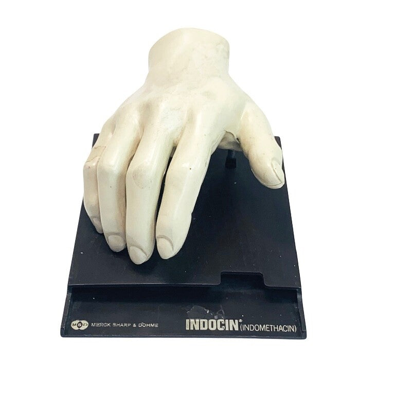 INDOCIN MERCK SHARP & DOHME INDOMETHACIN ANATOMICAL HUMAN HAND
