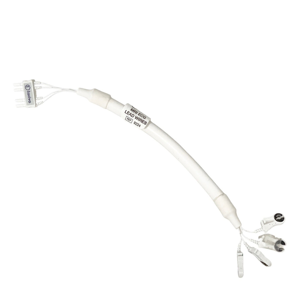INVIVO REF 9224, MRI ECG LEAD WIRE, DAMAGED PIN SEE PICTURES, 4 LEAD ECG CABLE
