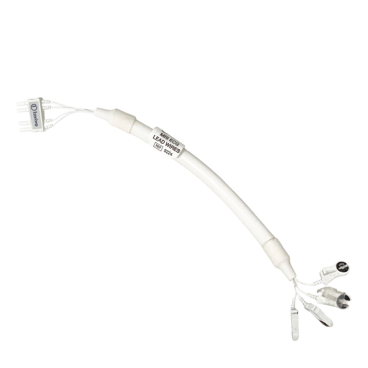 INVIVO REF 9224, MRI ECG LEAD WIRE, DAMAGED PIN SEE PICTURES, 4 LEAD ECG CABLE