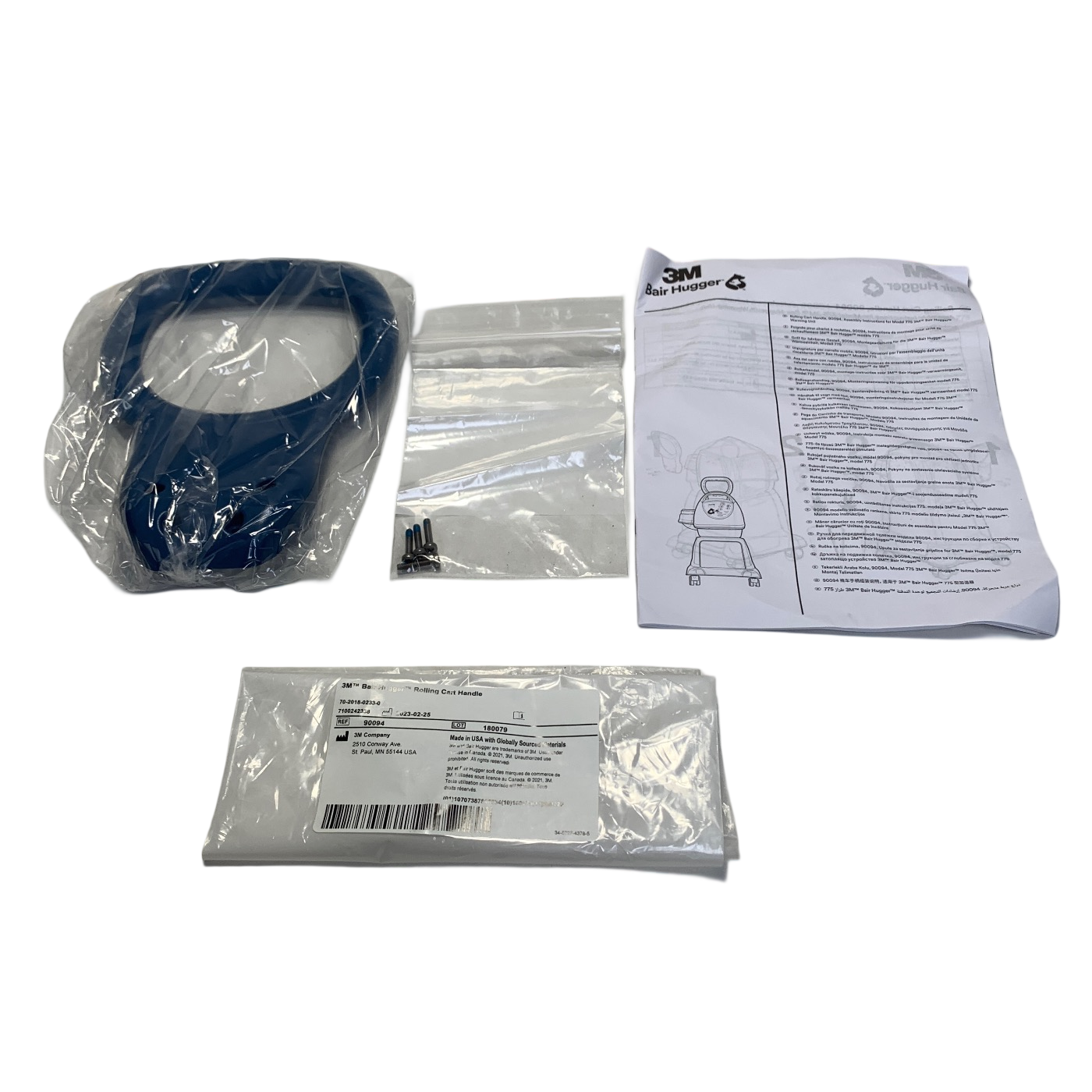 3M REF 90094, Bair Hugger Rolling Cart Handle