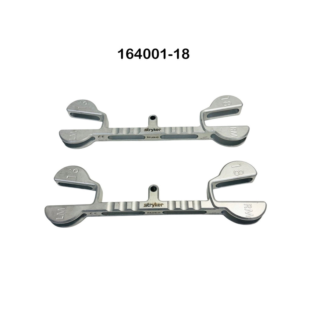 Stryker 164001-18 MAKO Spacer Block 16/18mm Robotic Instrument (lot of 2)