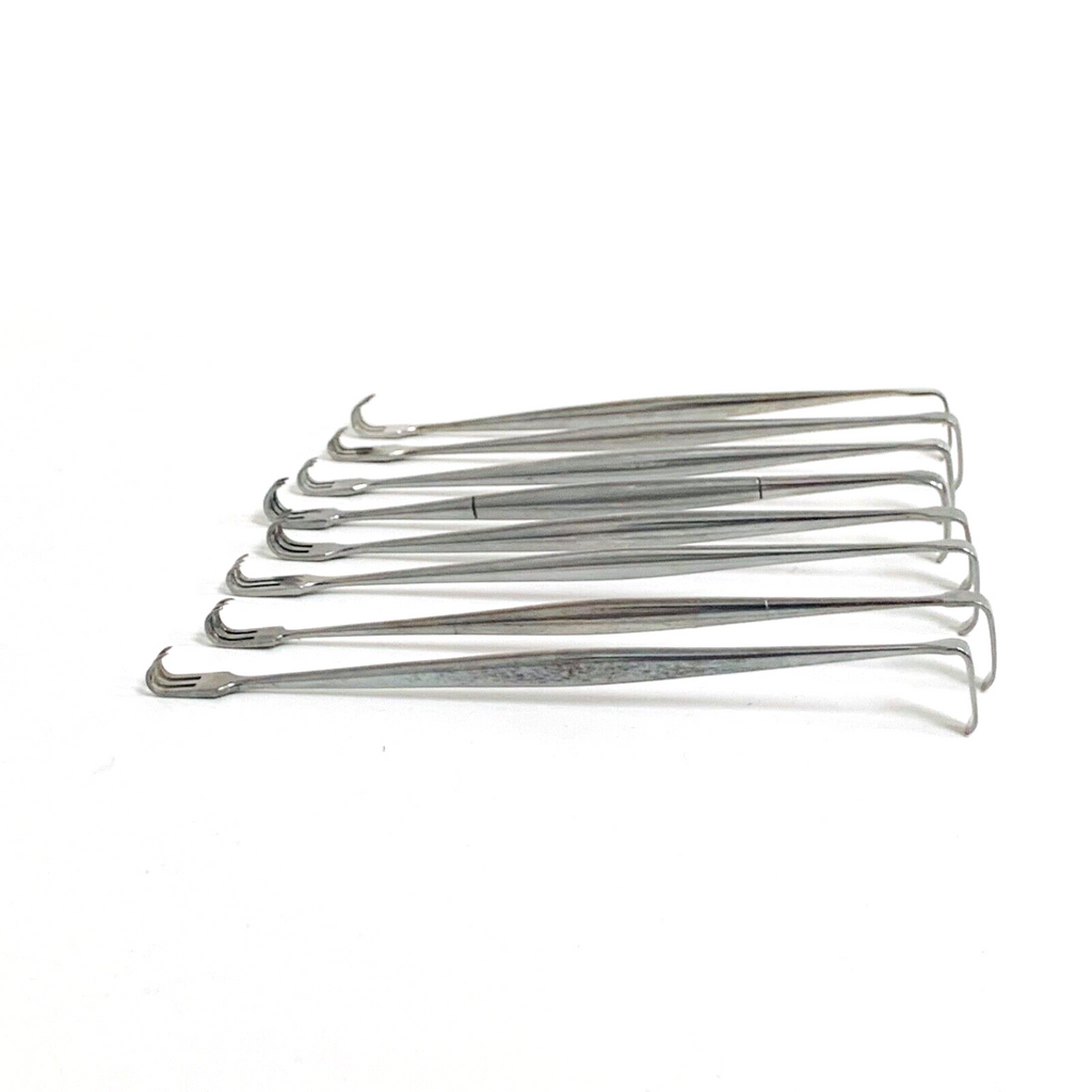 LOT OF 8 SURGICAL SENN RETRACTOR DOUBLE ENDED